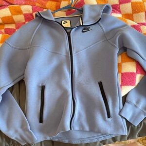 Nike Sky Blue Hoodie with Black Details